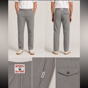 Birdwell Beach Britches Twill Elastic Waist Chino Trouser Pants